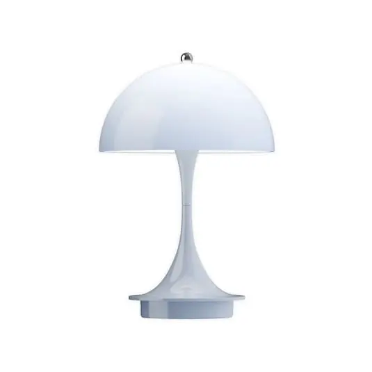 Precio Bajo Panthella 160 PORTABLE V3 Lámpara recargable Ópalo Azul pálido - Louis Poulsen