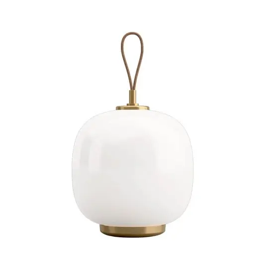 Descuento Lámpara de mesa recargable VL45 Radiohus, latón/blanco - Louis Poulsen