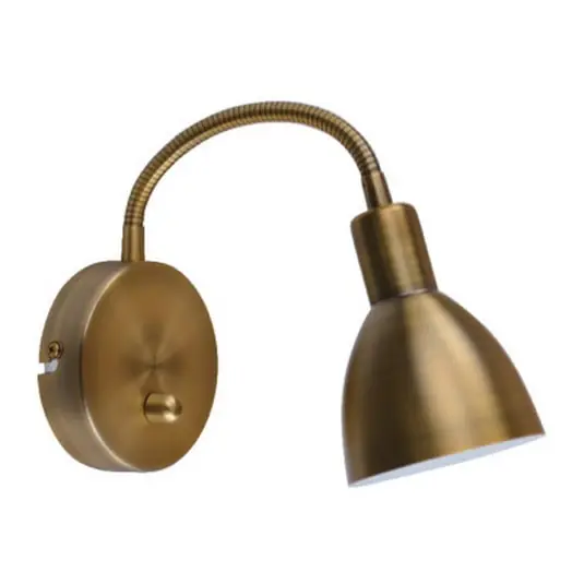 Popular Amrei Aplique de Pared Brass - Lindby