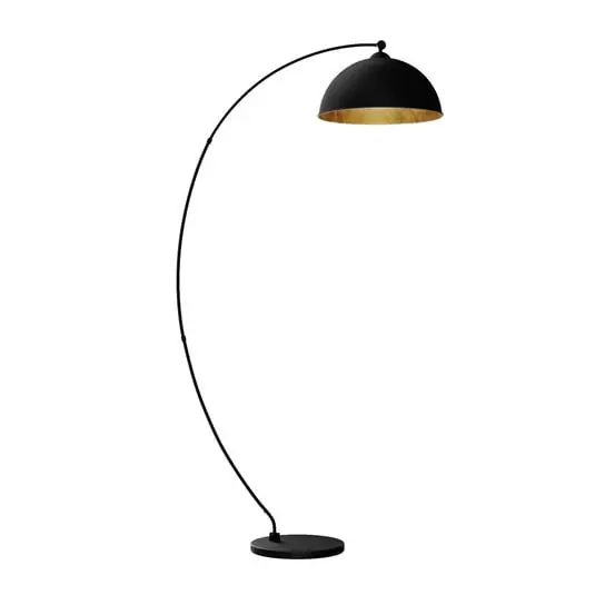 Jonera Lámpara de Pie Black/Gold - Lindby No Te Lo Pierdas