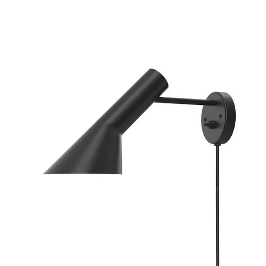 Barato AJ Aplique de Pared Negro - Louis Poulsen