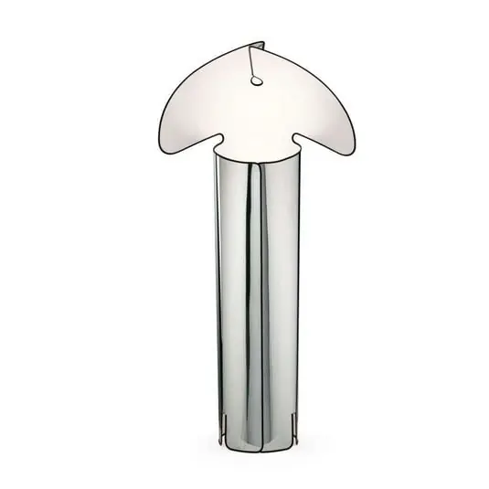 Edición Limitada Chiara F Lámpara de pie Stainless Steel - Flos