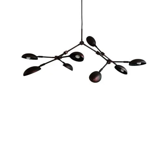 Drop Chandelier Mini Burned Negro - 101 Copenhagen Certificado