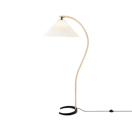 Económico Timberline Lámpara de Pie White/Oak/Birch - GUBI