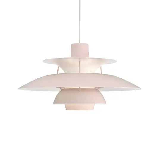 PH 5 Lámpara Colgante Monochrome Pale Rose - Louis Poulsen Devolución Gratuita