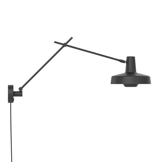 Arigato Aplique de Pared Negro - Grupa Favorito De Clientes