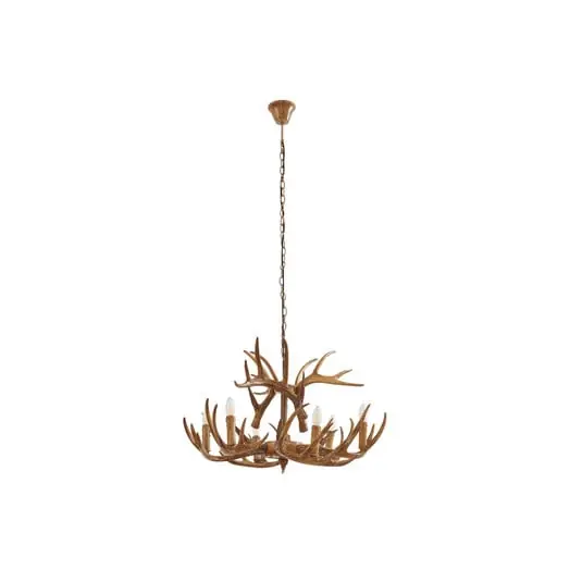 Fibi Lámpara Colgante Brown - Lindby Precio Bajo
