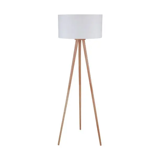 Bestseller Charlia Lámpara de Pie White/Wood - Lindby
