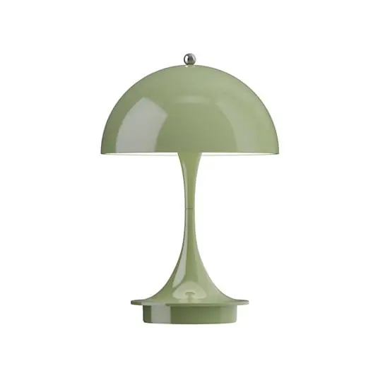 De Moda Panthella 160 PORTABLE V3 Lámpara recargable Moss Green - Louis Poulsen