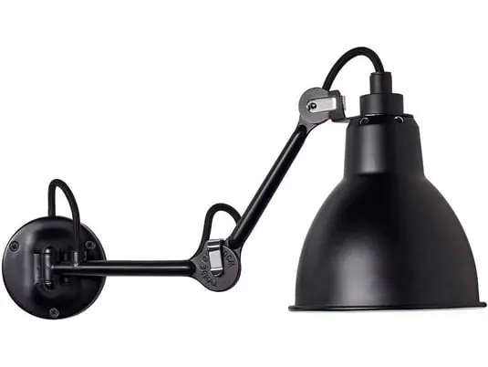 Oferta De Temporada 204 Aplique de Pared Negro - Lampe Gras