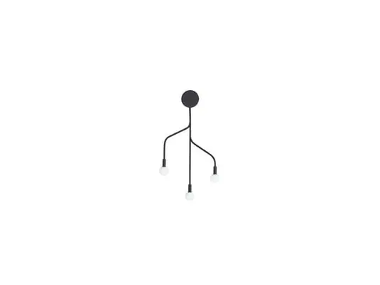 Promoción Exclusiva Vekst Aplique de Pared Black - Normann Copenhagen