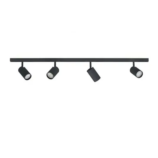 Exclusivo Kit Designline Tube 4 plafón 2 m negro - Antidark