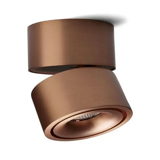 Envío Exprés Easy W100 LED Spot montado en superficie 2700K Rose Oro - Antidark