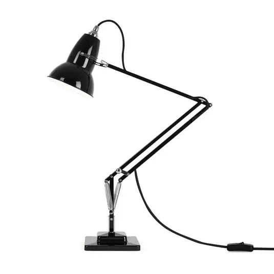 Económico Original 1227 Lámpara de Escritorio Jet Negro - Anglepoise