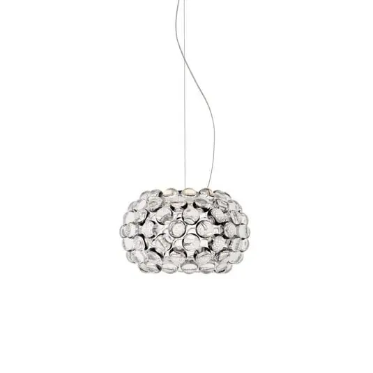 Lámpara colgante LED Caboche Plus Piccola, transparente - Foscarini Oferta Especial