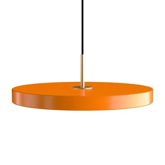 Solo Por Tiempo Limitado Lámpara colgante LED Asteria Medium naranja/latón Ø 43 cm - UMAGE