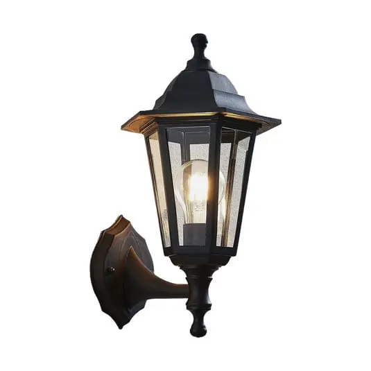 Garantía Incluida Nane Aplique Exterior Black - Lindby