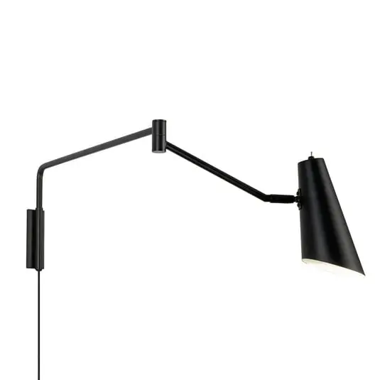 Aplique de pared Noa Long Matt Black - DybergLarsen Original