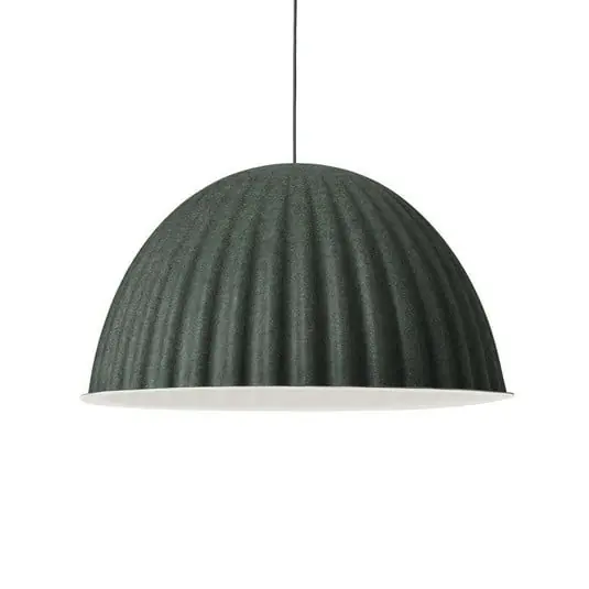 Premium Under The Bell Lámpara Colgante Ø82 Dark Green - Muuto