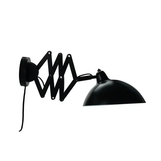 Futura Swing Aplique de pared Negro - DybergLarsen Lujoso