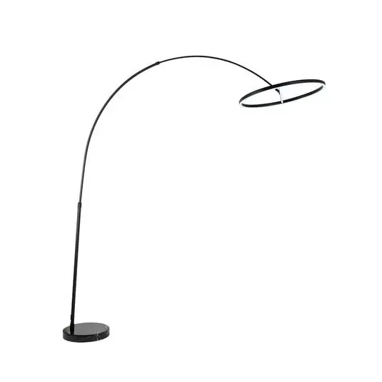 Virvera LED Lámpara de Pie Black - Lucande No Te Lo Pierdas