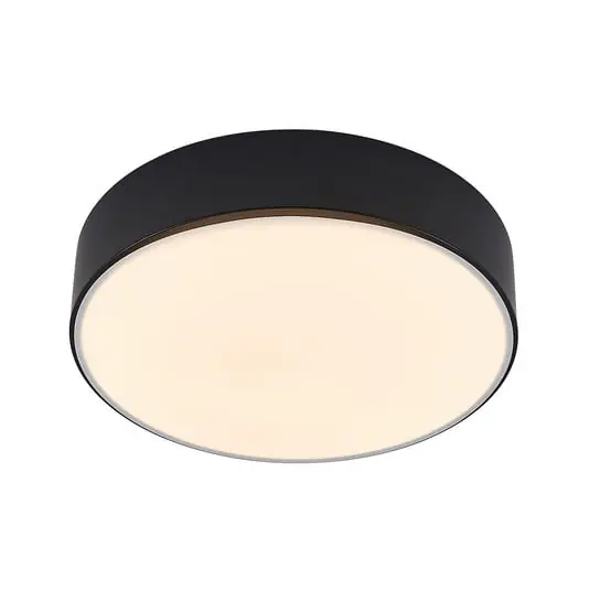 Artesanal Simera LED Lámpara de Techo Matt Black/White - Lindby