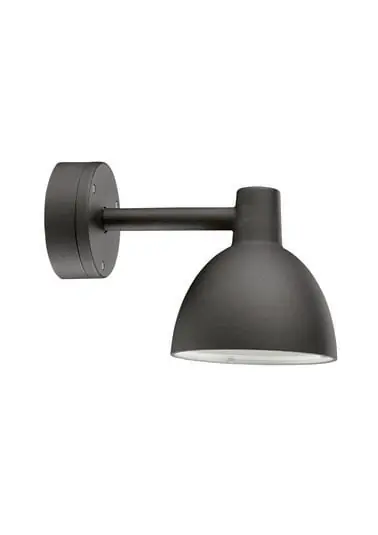 Súper Precio Toldbod 155 Aplique Exterior Negro - Louis Poulsen