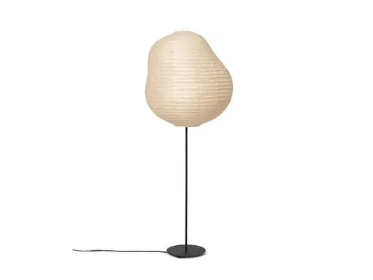 Kurbis Lámpara de Pie Tall Natural/Negro - Ferm Living Envío Internacional