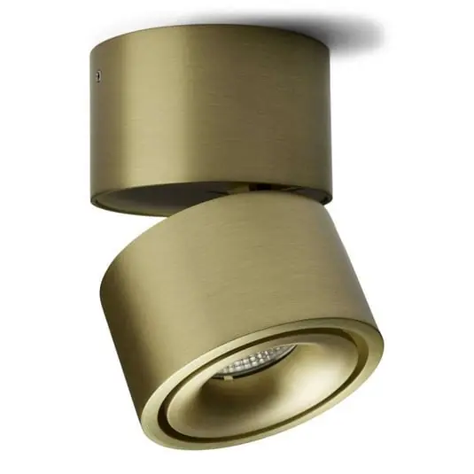 Envío Inmediato Easy Mini W75 LED Spot montado en superficie 2700K Brass - Antidark