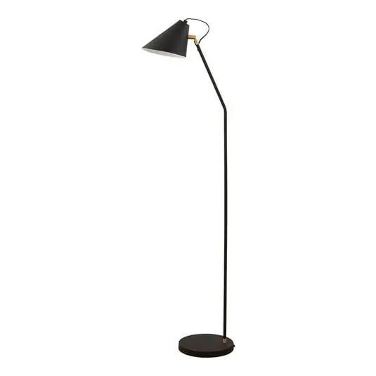Pedido Al Por Mayor Club Lámpara de Pie H130cm Negro - House Doctor