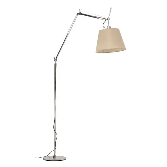 Precio Bajo Tolomeo Mega Bulb Lámpara de Pie con Regulador Ø360 Pergamino/Aluminio- Artemid