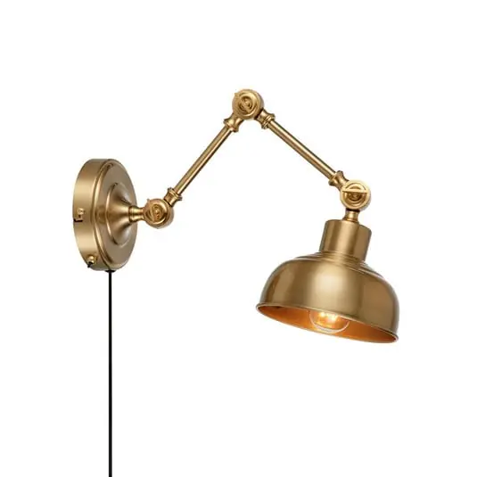 Grimstad Aplique de Pared Oscuro Brass - Markslöjd Última Versión