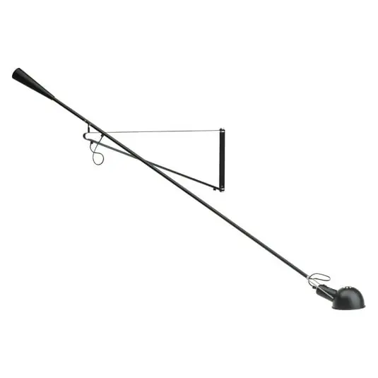A Buen Precio 265 Aplique de Pared Negro - Flos