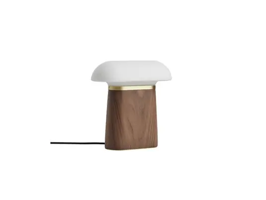 Envío Inmediato Nova Lámpara de Sobremesa Walnut/Opal - Woud