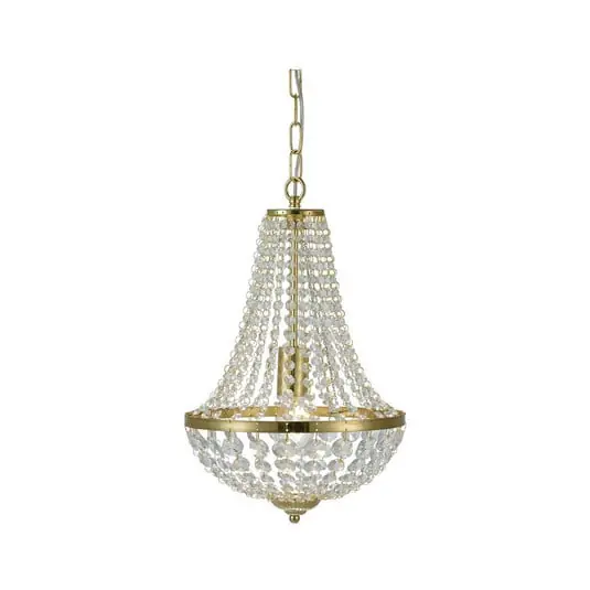 Precio Reducido Gränsö 1 Lámpara de araña Brushed Brass - Markslöjd