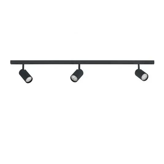 Profesional Designline Tube Kit 3 plafón 1 m Negro - Antidark