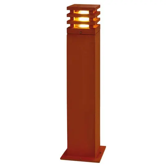 Rusty Square 70 Lámpara  Exterior/Jardín Rusted Steel - SLV Última Versión