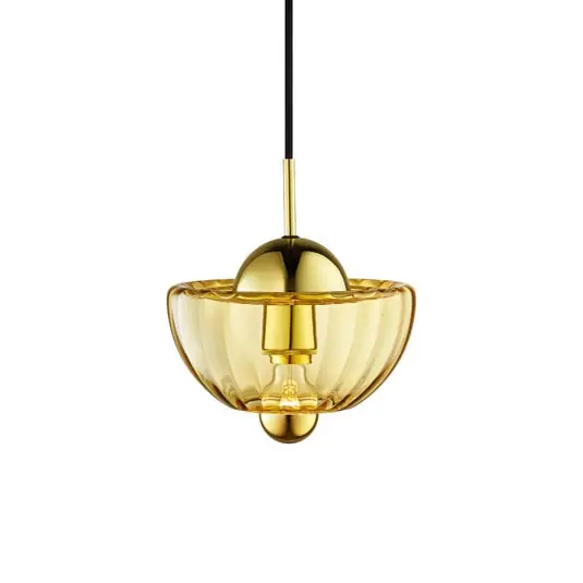 Lámpara colgante Lotus Amber - Diseño de DESIGN BY US Precio Económico