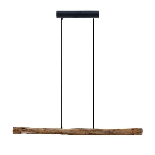 Nekala LED Lámpara Colgante Wood - Lindby De Moda