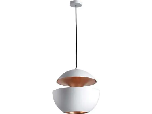 Directo De Fábrica Here Comes The Sun Lámpara Colgante Ø350 Blanco/Cobre - DCW