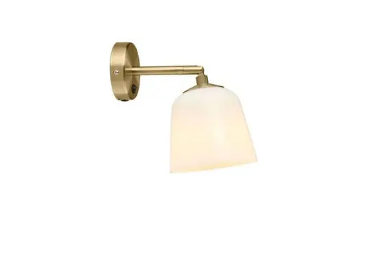 Room 49 Aplique de Pared Antique Brass/Opal - Halo Design Envío Exprés