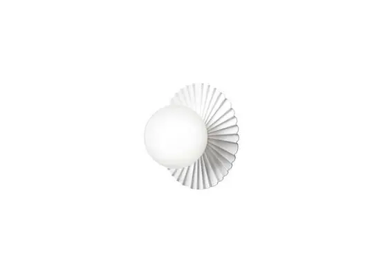 Precio Económico Plafón Liila Muuse, IP44, blanco/ópalo, Ø 20 cm - Nuura
