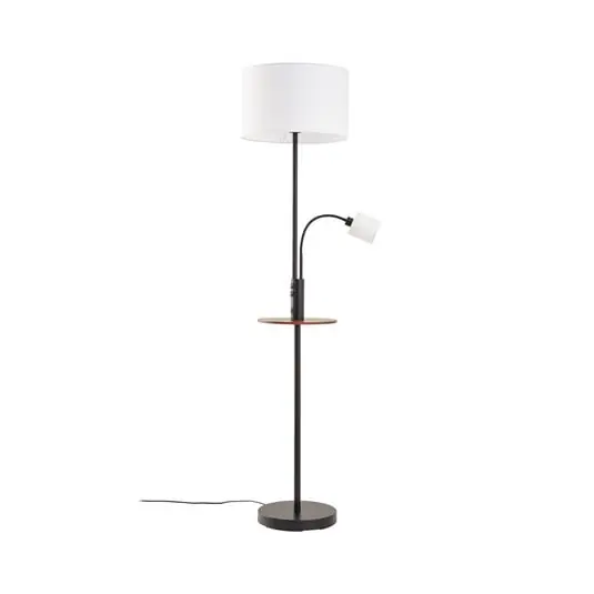 Aovan Lámpara de Pie USB Black - Lindby Envío Exprés