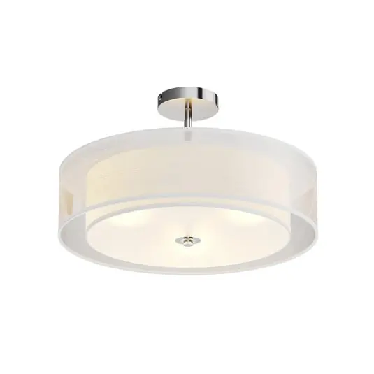 Precio De Oferta Pikka Lámpara de Techo White/Chrom - Lindby