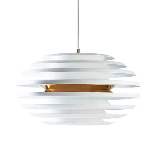 Oferta Limitada Ellipse Lámpara Colgante Ø500 Blanco Mate/Latón - Belid