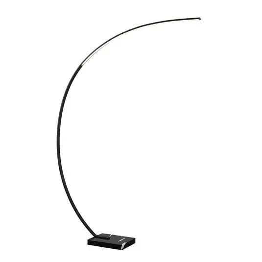 Compra Hoy Kendra LED Lámpara de Pie Black - Lindby