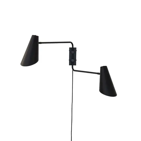 Cale 2 Aplique de Pared Black - DybergLarsen Original