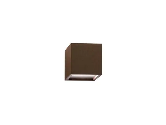 Cube LED Aplique de Pared 3000K Up/Down Rust - LIGHT-POINT Compra Ahora