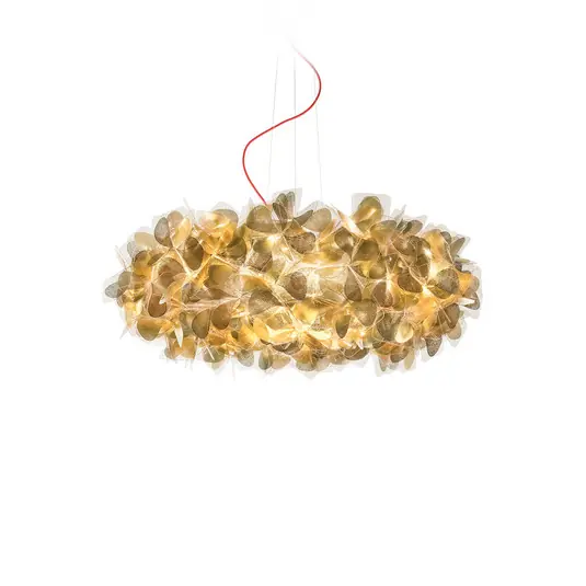 Clizia MAMA NON MAMA lámpara colgante dorada/roja 78 cm - SLAMP Disponible Ahora