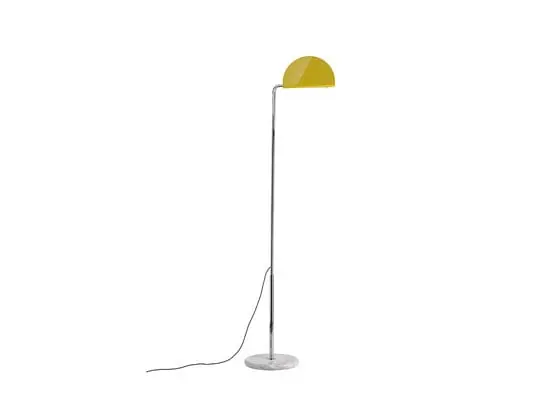 Oferta Flash Mezzaluna Lámpara de Pie White Marble/Yellow - DCW